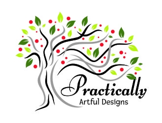 Practically Artful Designs logo design by jetzu