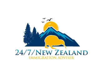 24/7/New Zealand Immigration Adviser logo design by uttam