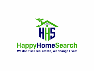 HappyHomeSearch logo design by goblin