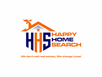 HappyHomeSearch logo design by goblin