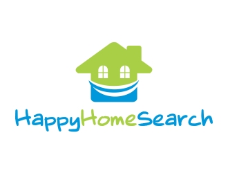 HappyHomeSearch logo design by cikiyunn