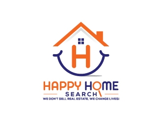 HappyHomeSearch logo design by jishu