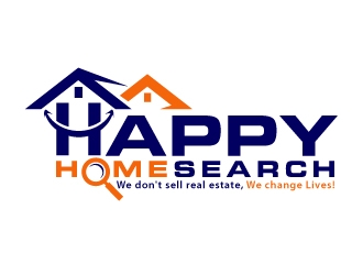 HappyHomeSearch logo design by fantastic4