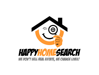 HappyHomeSearch logo design by Republik