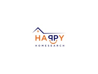 HappyHomeSearch logo design by EkoBooM