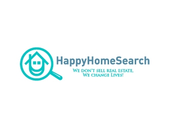 HappyHomeSearch logo design by josephope