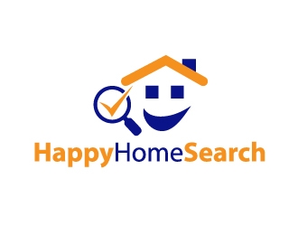 HappyHomeSearch logo design by Marianne