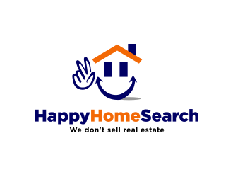HappyHomeSearch logo design by Inlogoz