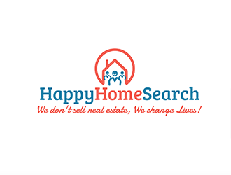 HappyHomeSearch logo design by wonderland
