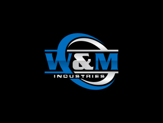 W&M Industries logo design by oke2angconcept