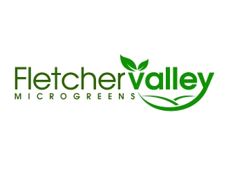 Fletcher Valley Microgreens logo design by nexgen