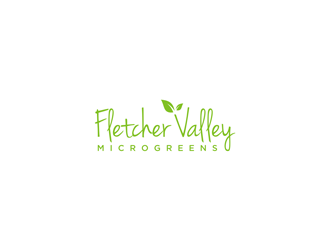 Fletcher Valley Microgreens logo design by alby