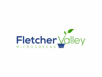 Fletcher Valley Microgreens logo design by huma
