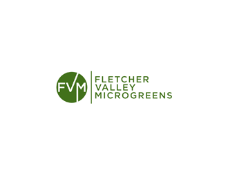 Fletcher Valley Microgreens logo design by johana