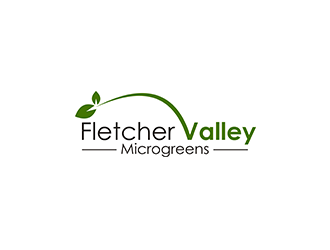 Fletcher Valley Microgreens logo design by checx