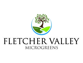 Fletcher Valley Microgreens logo design by jetzu