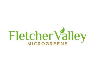 Fletcher Valley Microgreens logo design by lexipej
