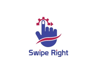 Swipe Right logo design by Webphixo