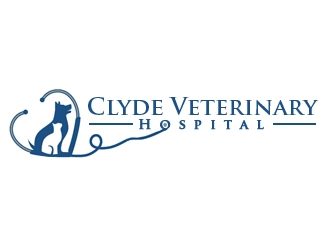 Clyde Veterinary Hospital logo design by samueljho