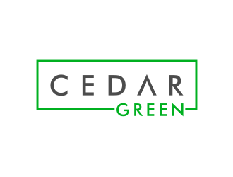 Cedar Green logo design by asyqh