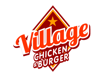 Village Chicken & Burger logo design by SOLARFLARE