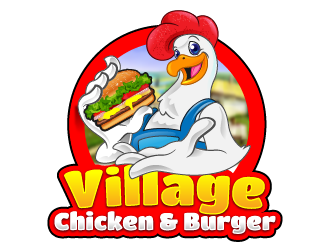 Village Chicken & Burger logo design by reight