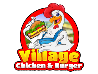 Village Chicken & Burger logo design by reight
