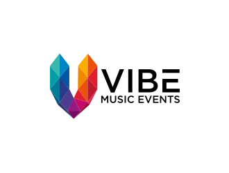 Vibe Music Events logo design by rief