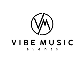 Vibe Music Events logo design by MariusCC