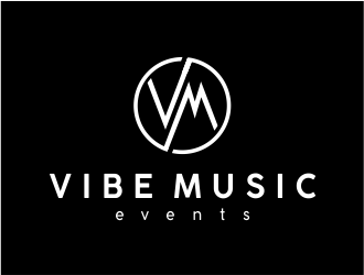 Vibe Music Events logo design by MariusCC
