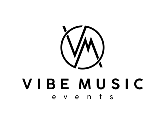 Vibe Music Events logo design by MariusCC