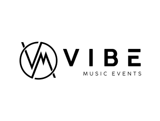 Vibe Music Events logo design by MariusCC