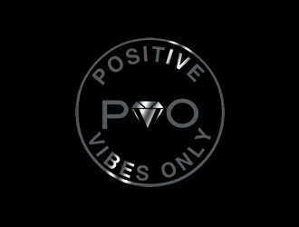 Positive Vibes Only logo design by bougalla005