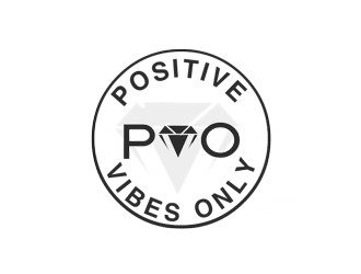 Positive Vibes Only logo design by bougalla005