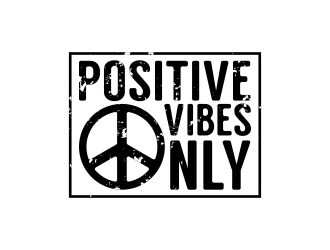 Positive Vibes Only logo design by IrvanB