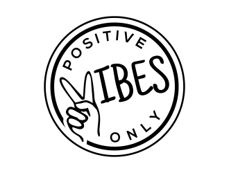 Positive Vibes Only logo design by done