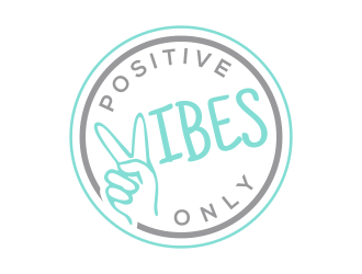 Positive Vibes Only logo design by done