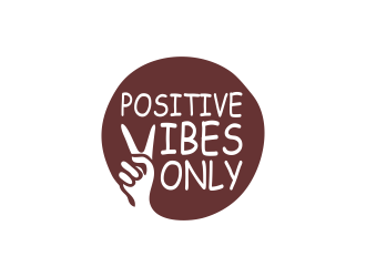 Positive Vibes Only logo design by mikael