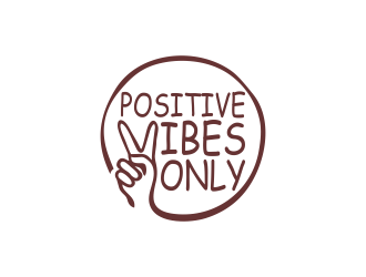 Positive Vibes Only logo design by mikael