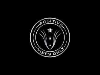 Positive Vibes Only logo design by RedAttireDesigns