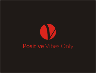 Positive Vibes Only logo design by bunda_shaquilla