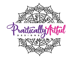 Practically Artful Designs logo design by jaize