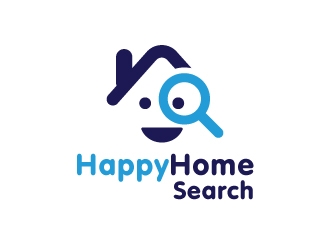 HappyHomeSearch logo design by emberdezign