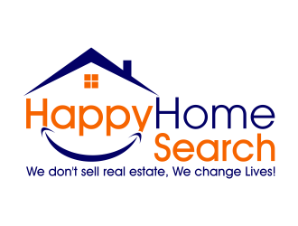 HappyHomeSearch logo design by IrvanB
