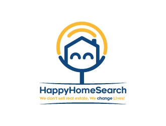 HappyHomeSearch logo design by Suvendu