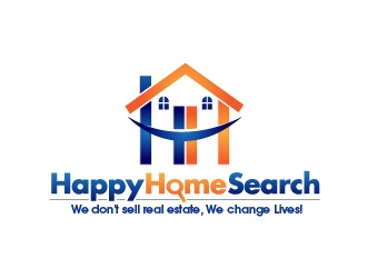 HappyHomeSearch logo design by usef44