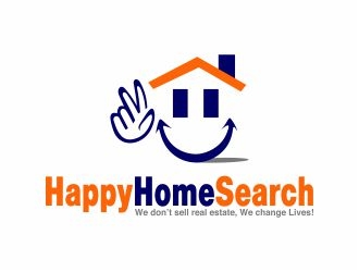 HappyHomeSearch logo design by 48art