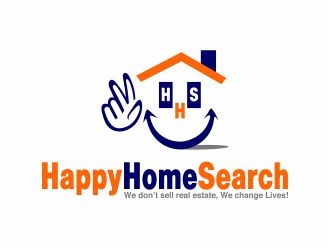 HappyHomeSearch logo design by 48art
