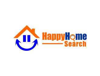 HappyHomeSearch logo design by akhi