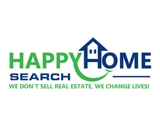 HappyHomeSearch logo design by logoguy
